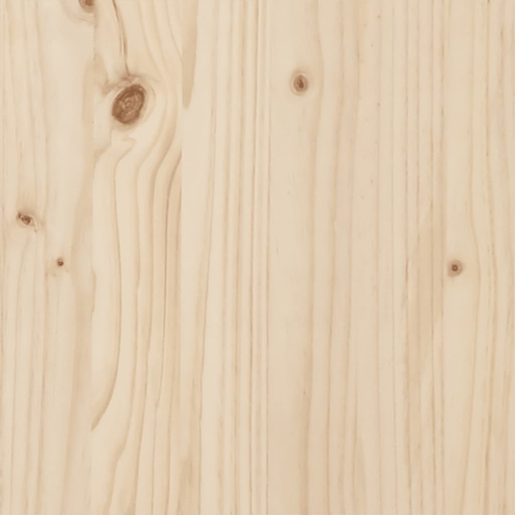 Bed Frame without Mattress 75x190 cm Solid Wood Pine