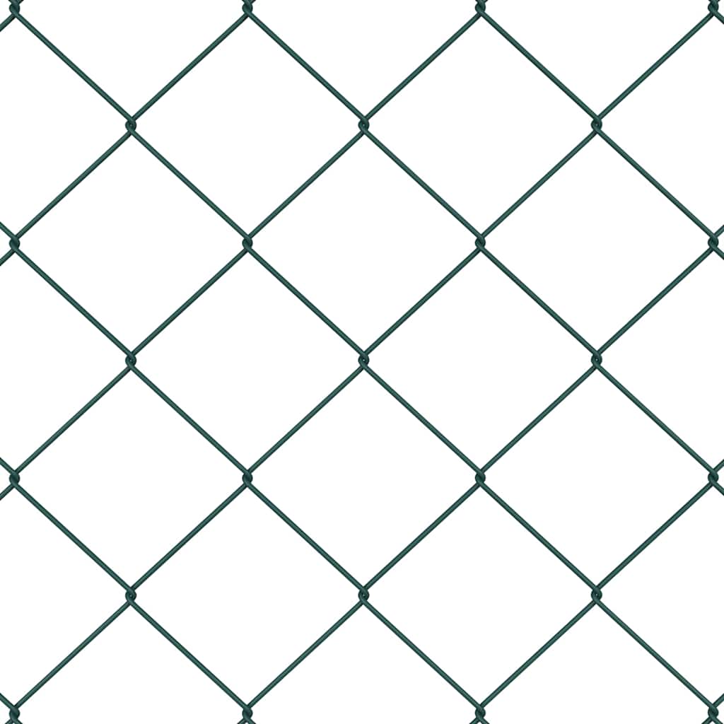 Fence Post Green 25 x 1.6 m (60 x 60 mm mesh) Steel and PVC