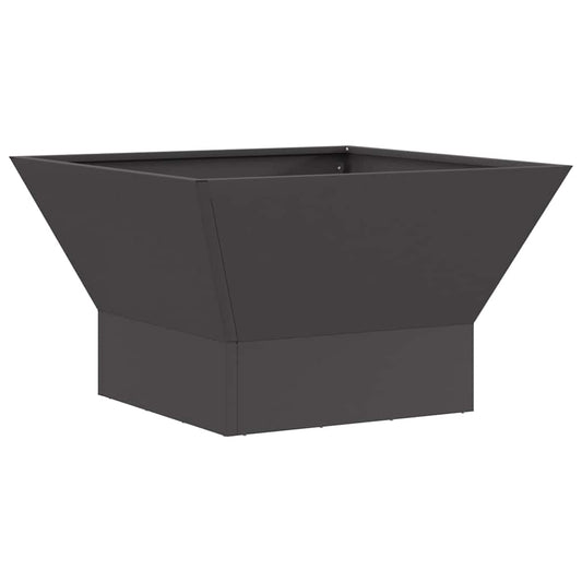 Fire Pit Black 60 x 60 x 35 cm Steel Fire Pit Black 60 x 60 x 35 cm Steel