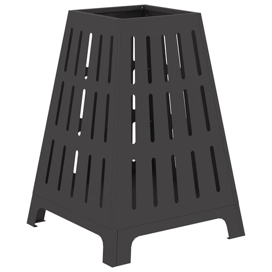 Fire Bowl Black 50 x 50 x 70 cm Weathering Steel Fire Bowl Black 50 x 50 x 70 cm Weathering Steel