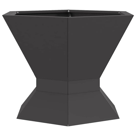 Fire Pit Black 50 x 50 x 40 cm Steel Fire Pit Black 50 x 50 x 40 cm Steel