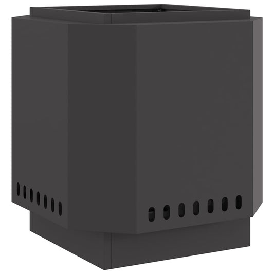 Smokeless Fire Pit Black 48 x 48 x 51 cm Steel Smokeless Fire Pit Black 48 x 48 x 51 cm Steel