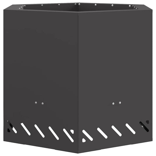 Smokeless Fire Pit Black 58 x 58 x 51 cm Steel Smokeless Fire Pit Black 58 x 58 x 51 cm Steel