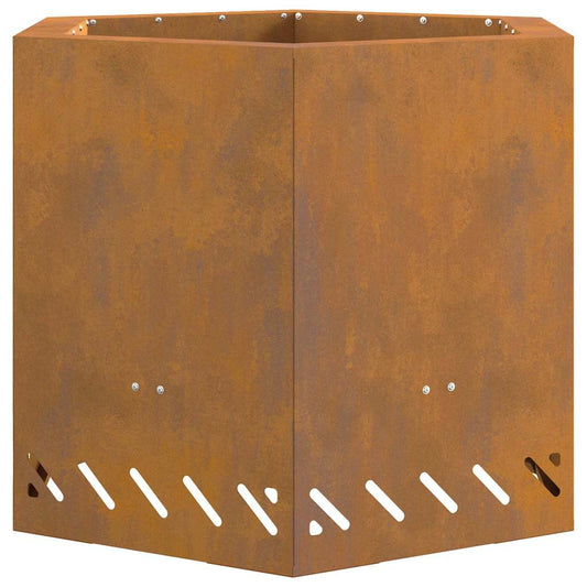 Smokeless Fire Pit Brown 58 x 58 x 51 cm Steel Smokeless Fire Pit Brown 58 x 58 x 51 cm Steel