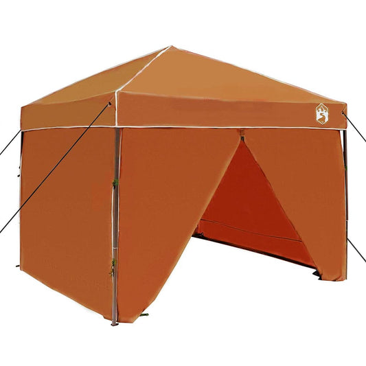 Canopy Tent 243 x 243 x 251 cm Orange Fabric Canopy Tent 243 x 243 x 251 cm Orange Fabric