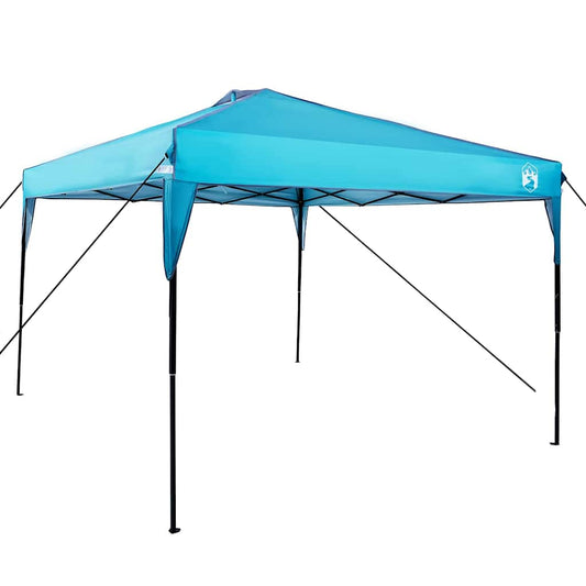 Canopy Tent 290 x 290 x 251 cm Blue Fabric Canopy Tent 290 x 290 x 251 cm Blue Fabric