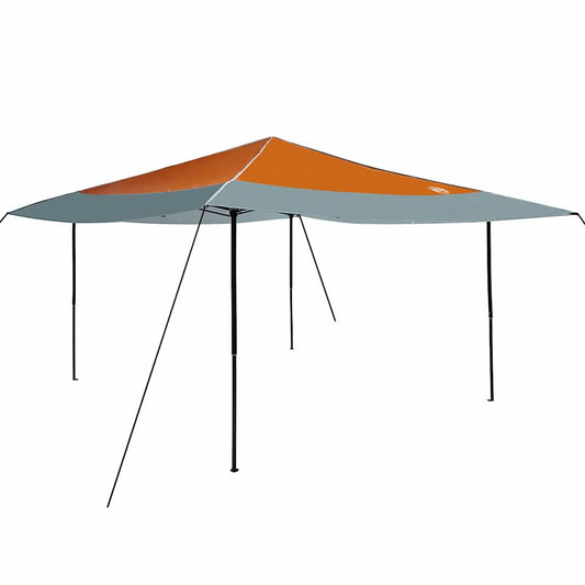 Canopy Tent 395 x 395 x 251 cm Orange Fabric Canopy Tent 395 x 395 x 251 cm Orange Fabric
