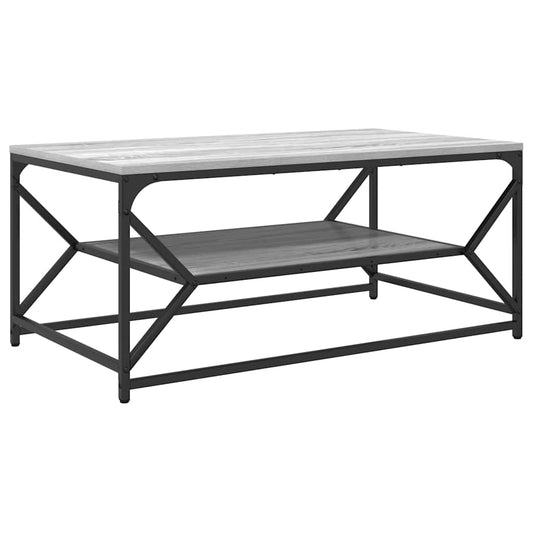 Coffee Table Grey Sonoma 90 x 50 x 40 cm Coffee Table Grey Sonoma 90 x 50 x 40 cm