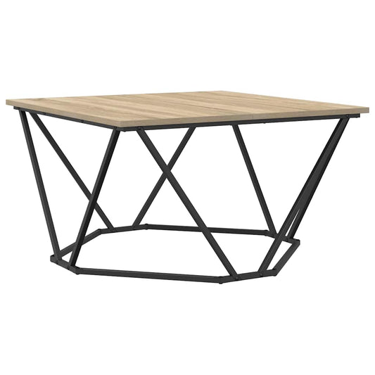 Coffee Table Sonoma Oak 80 x 80 x 45 cm Coffee Table Sonoma Oak 80 x 80 x 45 cm