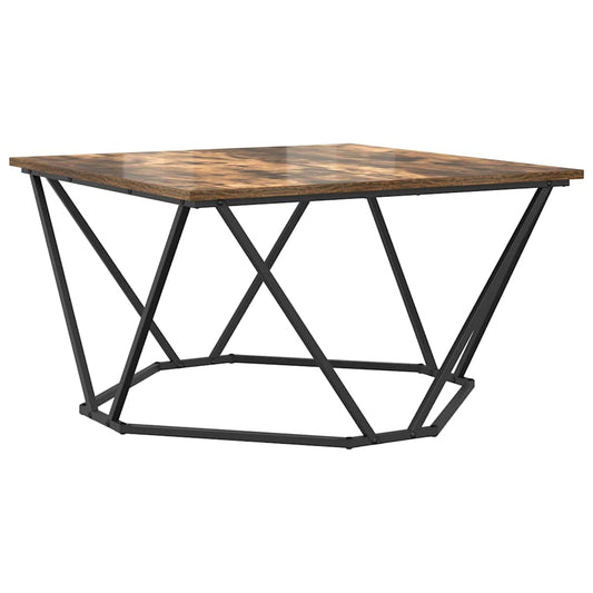 Coffee Table Smoked Oak 80 x 80 x 45 cm Coffee Table Smoked Oak 80 x 80 x 45 cm