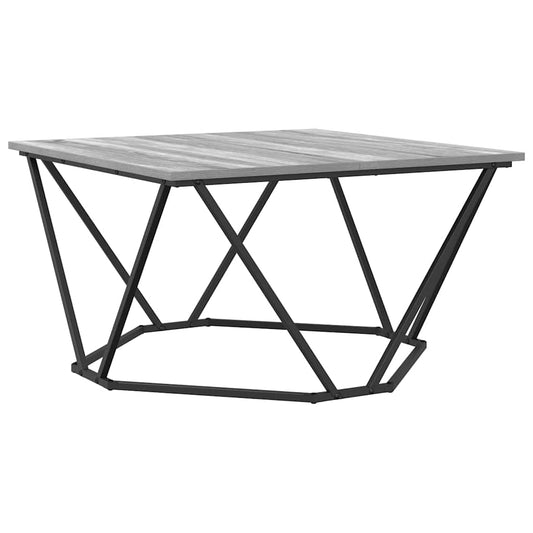 Coffee Table Grey Sonoma 80 x 80 x 45 cm Coffee Table Grey Sonoma 80 x 80 x 45 cm