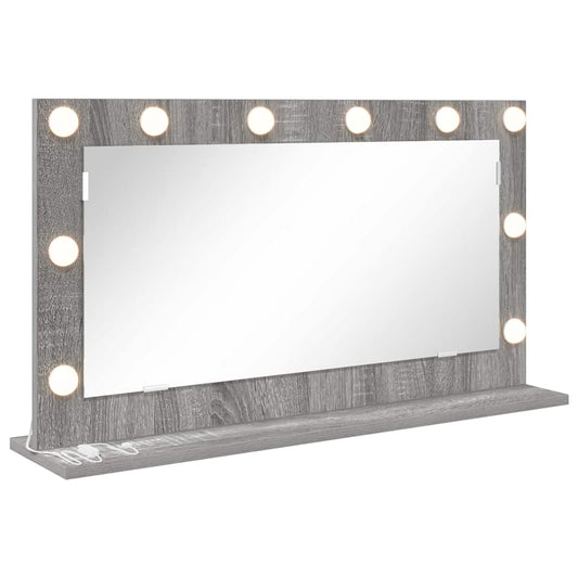 Vanity Mirror Rectangular Grey Sonoma 80 x 45 x 18 cm Vanity Mirror Rectangular Grey Sonoma 80 x 45 x 18 cm
