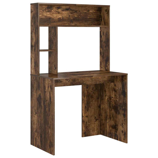 Desk Smoked Oak 91 x 50 x 149 cm Engineered Wood Desk Smoked Oak 91 x 50 x 149 cm Engineered Wood
