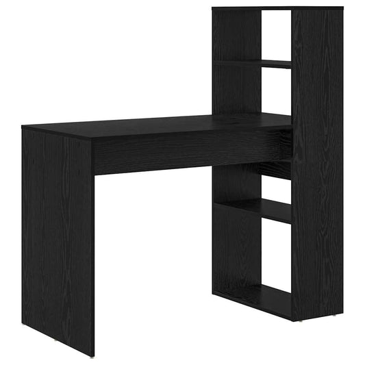 Desk Black Oak Engineered Wood 113 x 54 x 120 cm Desk Black Oak Engineered Wood 113 x 54 x 120 cm