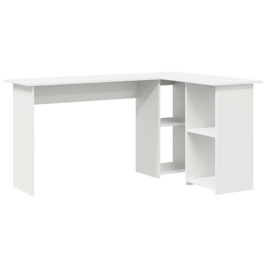 Desk White 142 x 102 x 73 cm Engineered Wood Desk White 142 x 102 x 73 cm Engineered Wood