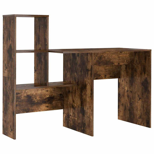 Desk Smoked Oak Engineered Wood 131.5 x 50 x 106.5 cm Desk Smoked Oak Engineered Wood 131.5 x 50 x 106.5 cm
