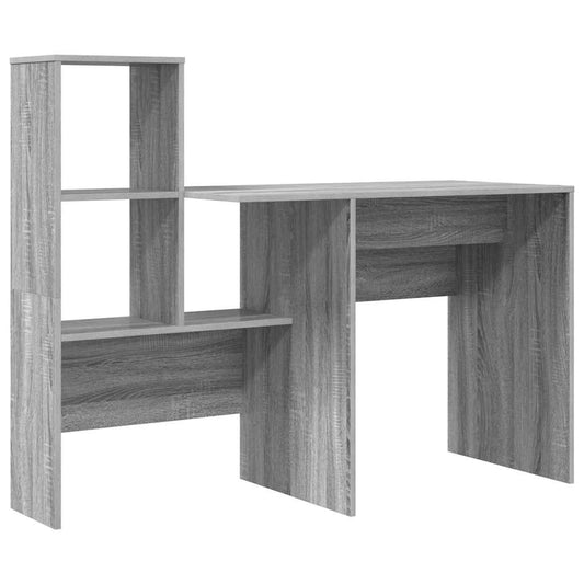 Desk Grey Sonoma Engineered Wood 131.5 x 50 x 106.5 cm Desk Grey Sonoma Engineered Wood 131.5 x 50 x 106.5 cm