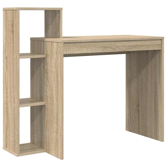 Desk with Shelf Sonoma Oak 100 x 40 x 90 cm Engineered Wood Desk with Shelf Sonoma Oak 100 x 40 x 90 cm Engineered Wood