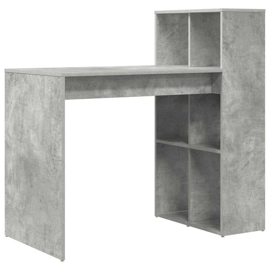 Desk Concrete Grey 108 x 55 x 103.5 cm Engineered Wood Desk Concrete Grey 108 x 55 x 103.5 cm Engineered Wood