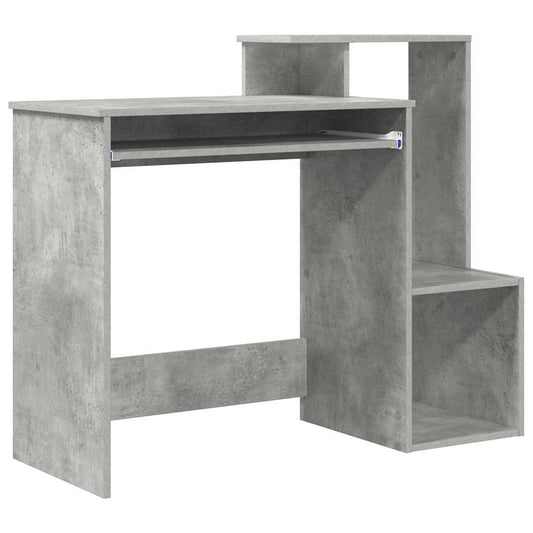Desk Concrete Grey 106 x 41 x 88.5 cm Engineered Wood Desk Concrete Grey 106 x 41 x 88.5 cm Engineered Wood
