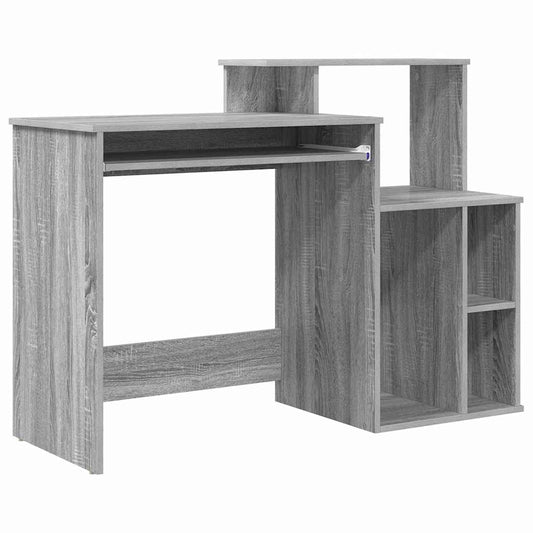 Desk Grey Sonoma 120.5 x 44 x 88.5 cm Engineered Wood Desk Grey Sonoma 120.5 x 44 x 88.5 cm Engineered Wood