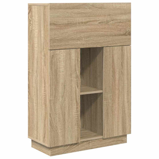 Desk Sonoma Oak 71.5 x 31.5 x 106.5 cm Engineered Wood Desk Sonoma Oak 71.5 x 31.5 x 106.5 cm Engineered Wood