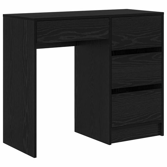 Desk Black Oak Engineered Wood 90 x 37.5 x 75 cm Desk Black Oak Engineered Wood 90 x 37.5 x 75 cm