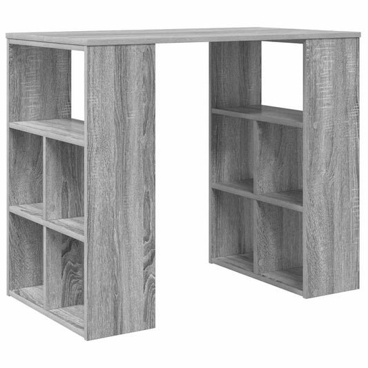 Desk with Shelf Grey Sonoma 90 x 50 x 75 cm Engineered Wood Desk with Shelf Grey Sonoma 90 x 50 x 75 cm Engineered Wood