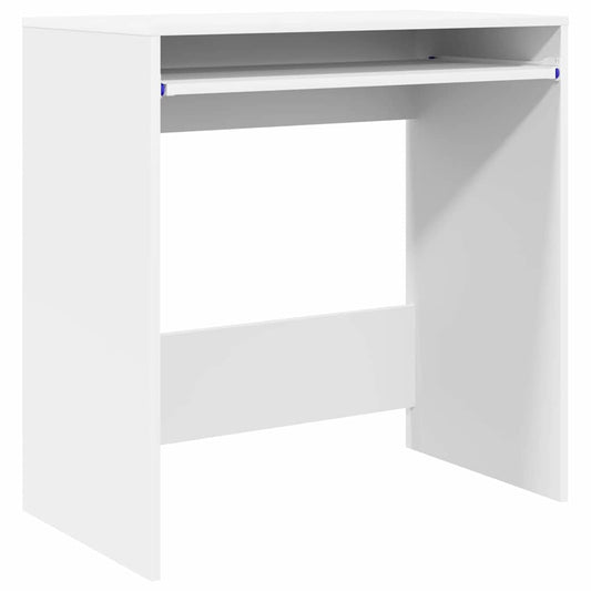 Desk with Drawer White 77.5 x 43 x 79 cm Engineered Wood Desk with Drawer White 77.5 x 43 x 79 cm Engineered Wood