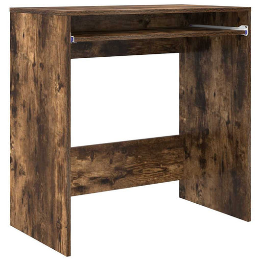 Desk with Drawer Smoked Oak 77.5 x 43 x 79 cm Engineered Wood Desk with Drawer Smoked Oak 77.5 x 43 x 79 cm Engineered Wood
