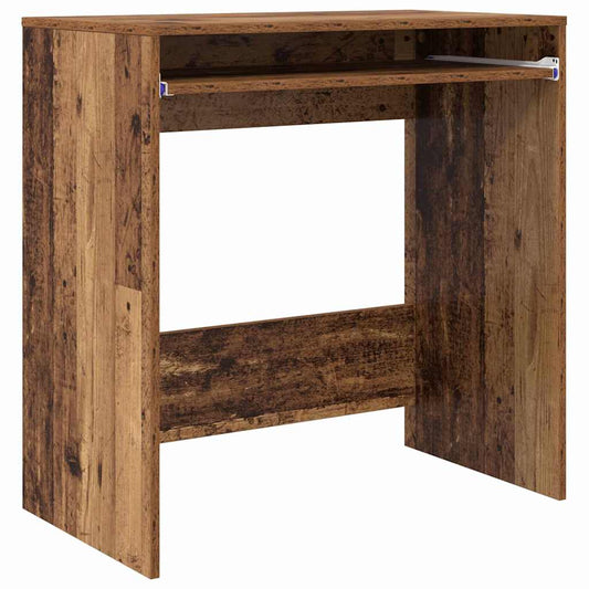 Desk with Drawer Old Wood 77.5 x 43 x 79 cm Engineered Wood Desk with Drawer Old Wood 77.5 x 43 x 79 cm Engineered Wood