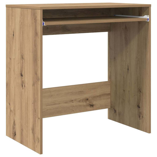 Desk with Drawer Artisan Oak 77.5 x 43 x 79 cm Engineered Wood Desk with Drawer Artisan Oak 77.5 x 43 x 79 cm Engineered Wood