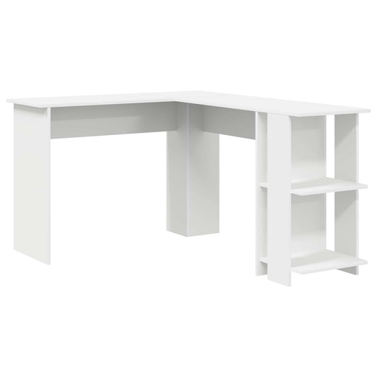 Corner Desk White Engineered Wood 140 x 113.5 x 75 cm Corner Desk White Engineered Wood 140 x 113.5 x 75 cm