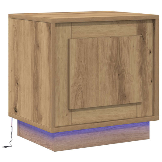 Bedside Cabinet Artisan Oak 44 x 34.5 x 45 cm Engineered Wood Bedside Cabinet Artisan Oak 44 x 34.5 x 45 cm Engineered Wood
