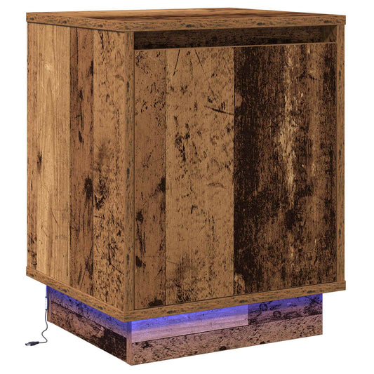 Bedside Cabinet Old Wood 39 x 34.5 x 50 cm Engineered wood Bedside Cabinet Old Wood 39 x 34.5 x 50 cm Engineered wood