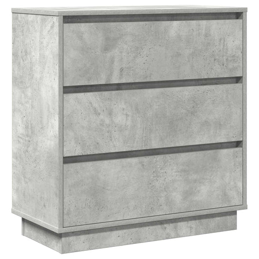 Bedside Cabinet Concrete Grey 71 x 34.5 x 75 cm Engineered wood Bedside Cabinet Concrete Grey 71 x 34.5 x 75 cm Engineered wood