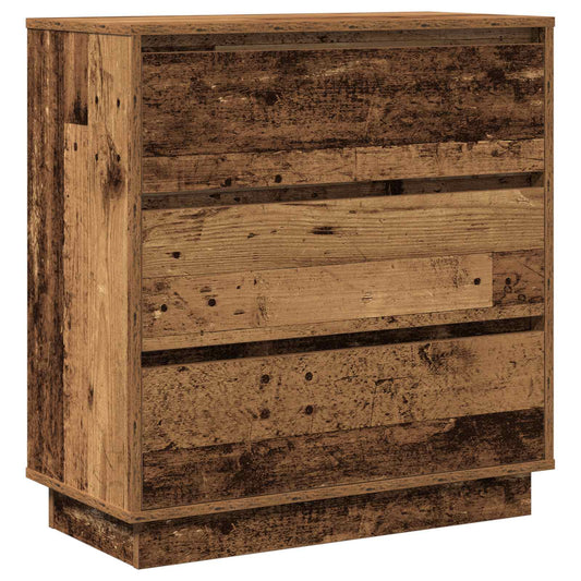Bedside Cabinet Old Wood 71 x 34.5 x 75 cm Engineered wood Bedside Cabinet Old Wood 71 x 34.5 x 75 cm Engineered wood