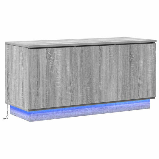 TV Cabinet Grey Sonoma 100 x 38 x 49 cm Engineered Wood TV Cabinet Grey Sonoma 100 x 38 x 49 cm Engineered Wood