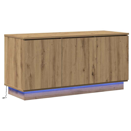TV Cabinet Artisan Oak 100 x 38 x 49 cm Engineered Wood TV Cabinet Artisan Oak 100 x 38 x 49 cm Engineered Wood