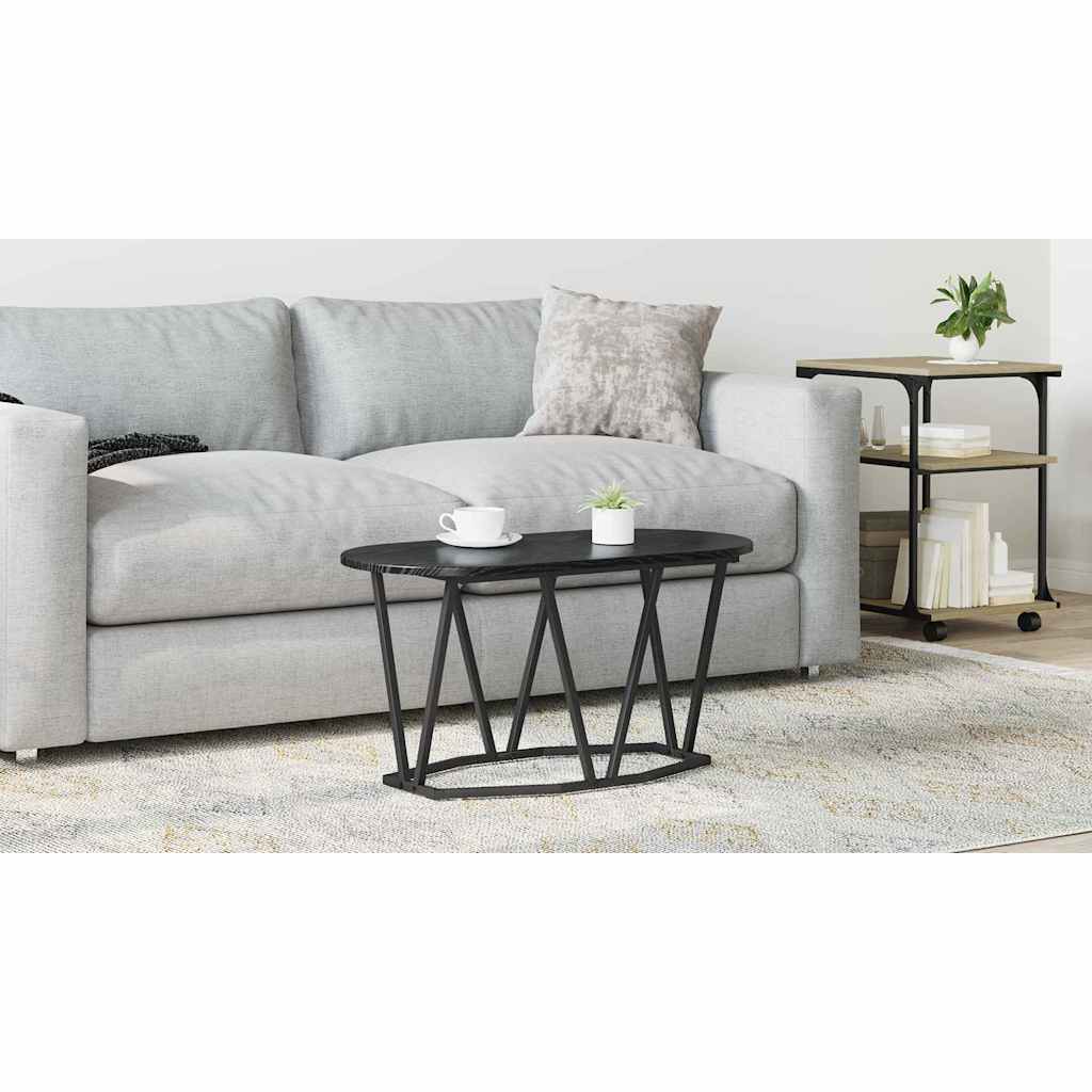 Coffee Table Black Oak 80 x 40 x 40.5 cm