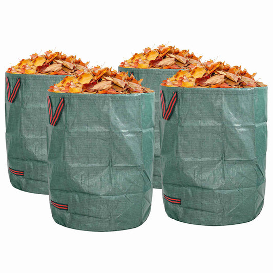 Garden Waste Bags 4 pcs Green 66 x 66 x 83.5 cm Polypropylene Garden Waste Bags 4 pcs Green 66 x 66 x 83.5 cm Polypropylene