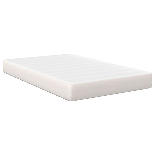 Bed Mattress with Mattress Cream 120 x 200 cm Fabric Bed Mattress with Mattress Cream 120 x 200 cm Fabric