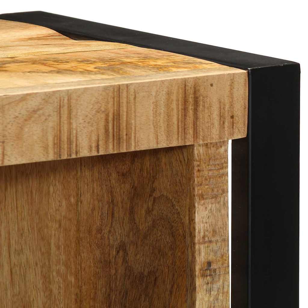 Bathroom Furniture Set 4 pcs Brown Soild Mango Wood