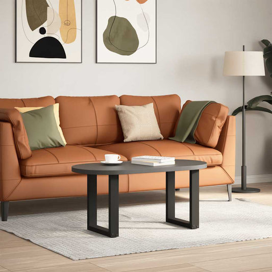 Coffee Table Legs U-Shaped 2 pcs Black 28x(42-43) cm Steel Coffee Table Legs U-Shaped 2 pcs Black 28x(42-43) cm Steel