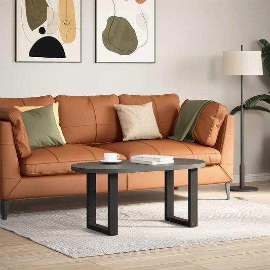 Coffee Table Legs U-Shaped 2 pcs Black 38x(42-43) cm Steel Coffee Table Legs U-Shaped 2 pcs Black 38x(42-43) cm Steel