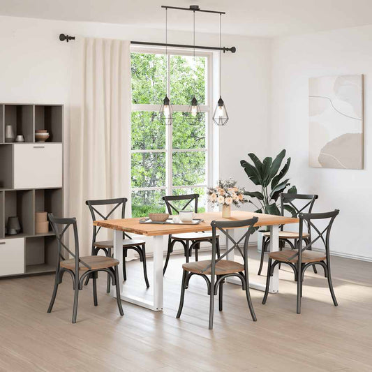 Dining Table Legs U-Shaped 2 pcs White 90x(72-73) cm Steel Dining Table Legs U-Shaped 2 pcs White 90x(72-73) cm Steel