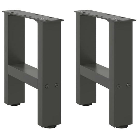 Coffee Table Legs Anthracite 2 pcs 30x(30-31) cm Steel Coffee Table Legs Anthracite 2 pcs 30x(30-31) cm Steel