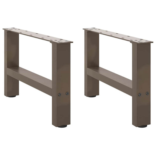 Coffee Table Legs Natural Steel 2 pcs 50x(30-31) cm Steel Coffee Table Legs Natural Steel 2 pcs 50x(30-31) cm Steel