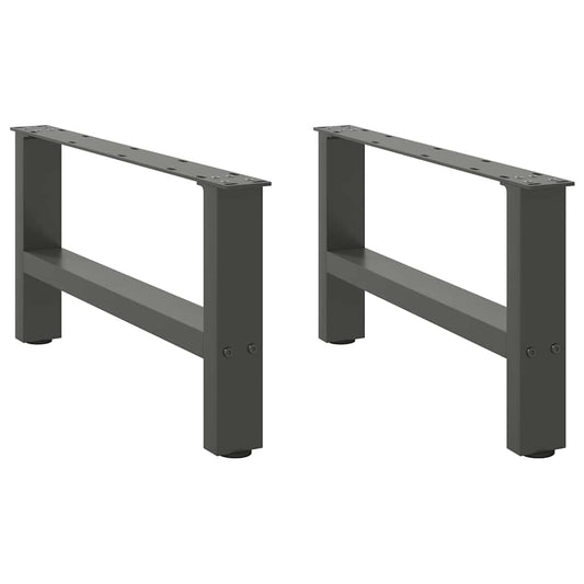 Coffee Table Legs Anthracite 2 pcs 60x(30-31) cm Steel Coffee Table Legs Anthracite 2 pcs 60x(30-31) cm Steel