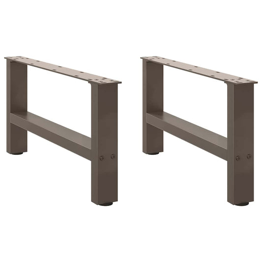 Coffee Table Legs Natural Steel 2 pcs 60x(30-31) cm Steel Coffee Table Legs Natural Steel 2 pcs 60x(30-31) cm Steel
